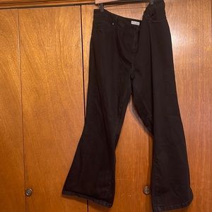 Ava & Viv 24 black flared denim, flared bootcut Jean